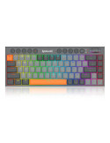 Bluetooth геймърска механична клавиатура Redragon Horus SE K609GG-RGB-PRO с RGB подсветка, сива