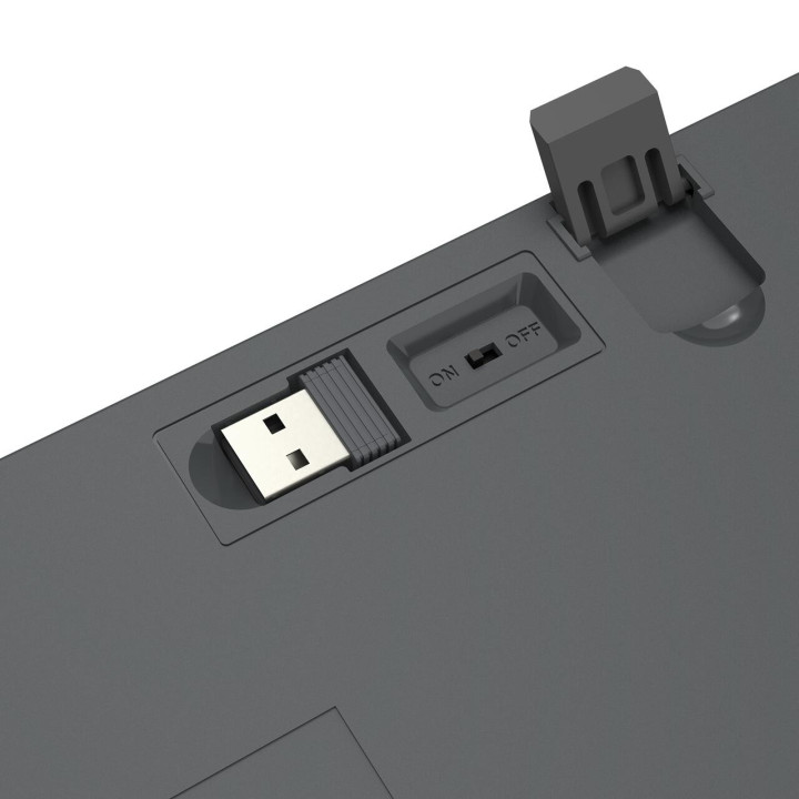 Bluetooth геймърска механична клавиатура Redragon Horus SE K609GG-RGB-PRO с RGB подсветка, сива