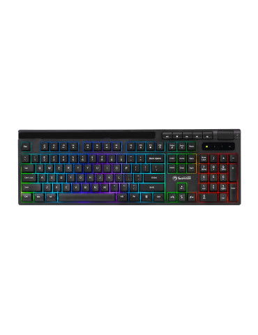 Геймърска клавиатура Marvo Soldat S40 K603, 104 keys, Silent, RGB - MARVO-K603