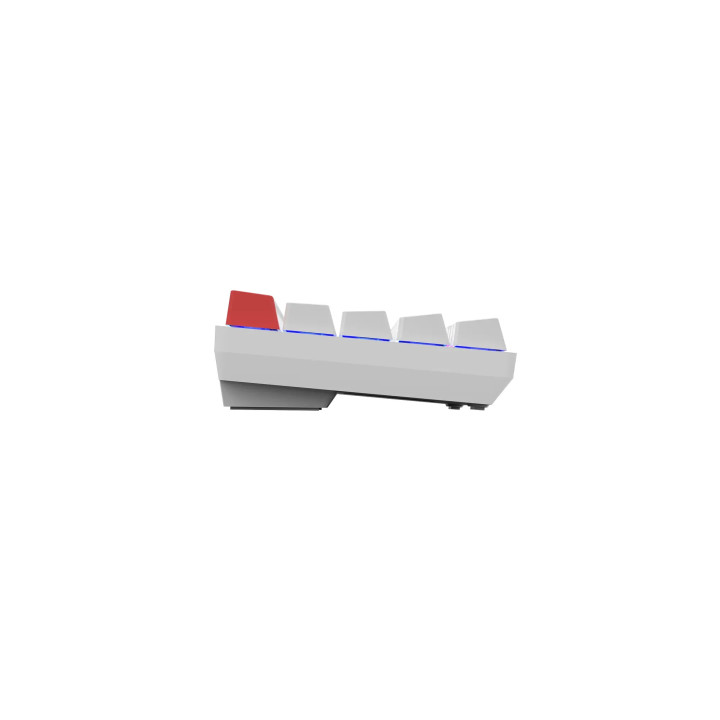 Геймърска механична клавиатура Marvo Saber 61 KG933G White, 61 keys, Red Switches [Linear] - MARVO-KG933G-WH
