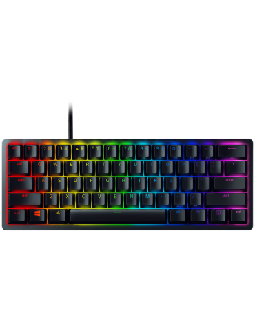 Геймърска клавиатура Razer Huntsman V3 Pro Mini,US Layout, Analog Optical Switch Gen-2, 60% size, Razer Chroma RGB  - RZ03-04990100-R3M1