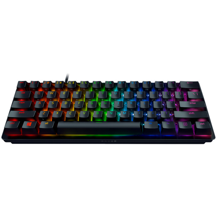 Геймърска клавиатура Razer Huntsman V3 Pro Mini,US Layout, Analog Optical Switch Gen-2, 60% size, Razer Chroma RGB  - RZ03-04990100-R3M1