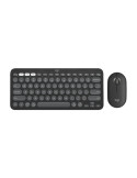 Bluetooth комплект клавиатура и мишка Logitech Pebble 2 Combo, TONAL GRAPHITE, US INT'L, 2.4GHZ/BT, INTNL-973, UNIVERSAL - 920-012239