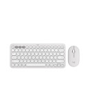 Bluetooth комплект клавиатура и мишка Logitech Pebble 2 Combo, TONAL WHITE, US INT'L, 2.4GHZ/BT, INTNL-973, UNIVERSAL - 920-012240