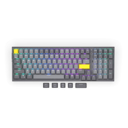 Геймърскa безжична механична клавиатура ENDORFY Celeris 1800, Endorfy Yellow Switch, Full Size - EY5A124