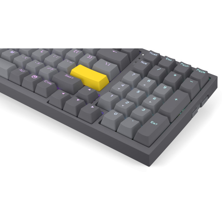 Геймърскa безжична механична клавиатура ENDORFY Celeris 1800, Endorfy Yellow Switch, Full Size - EY5A124