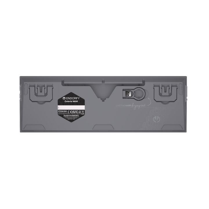 Геймърскa безжична механична клавиатура ENDORFY Celeris 1800, Endorfy Yellow Switch, Full Size - EY5A124