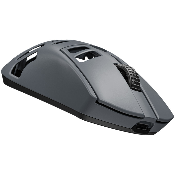 Безжична геймърска мишка Lorgar MSE90W, Magnesium Alloy Wireless Gaming Mouse Elite, Dark Grey - LRG-MSE90W-DG