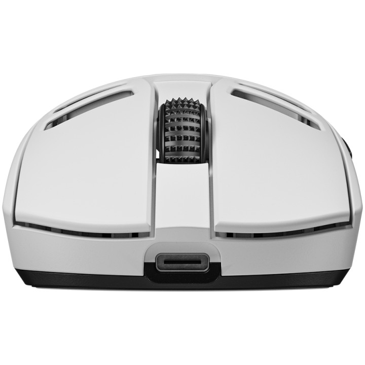Безжична геймърска мишка Lorgar MSE90W, Magnesium Alloy Wireless Gaming Mouse Elite, White - LRG-MSE90W-WH