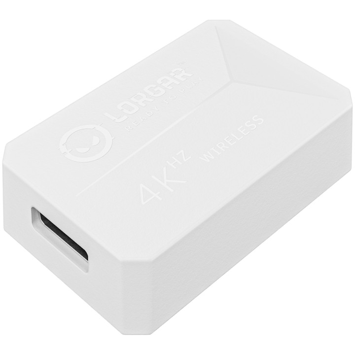 Безжична геймърска мишка Lorgar MSE90W, Magnesium Alloy Wireless Gaming Mouse Elite, White - LRG-MSE90W-WH