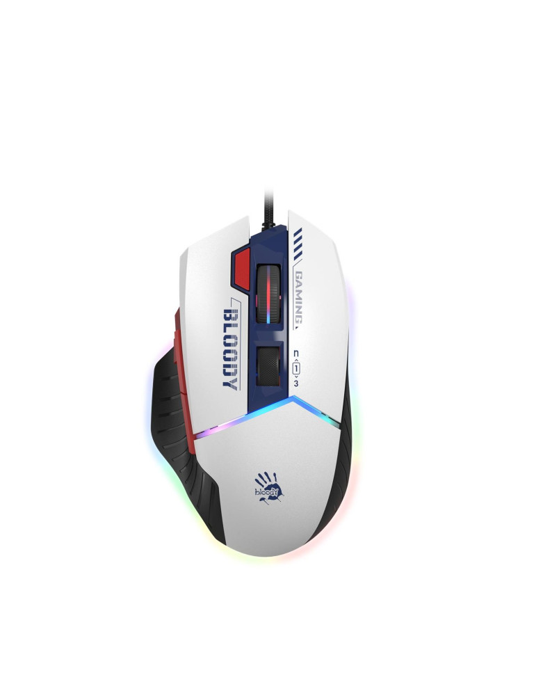 Геймърска мишка A4tech Bloody W95Max Sports Navy RGB Light, 12000cpi - A4-MOUSE-W95MAX-Navy