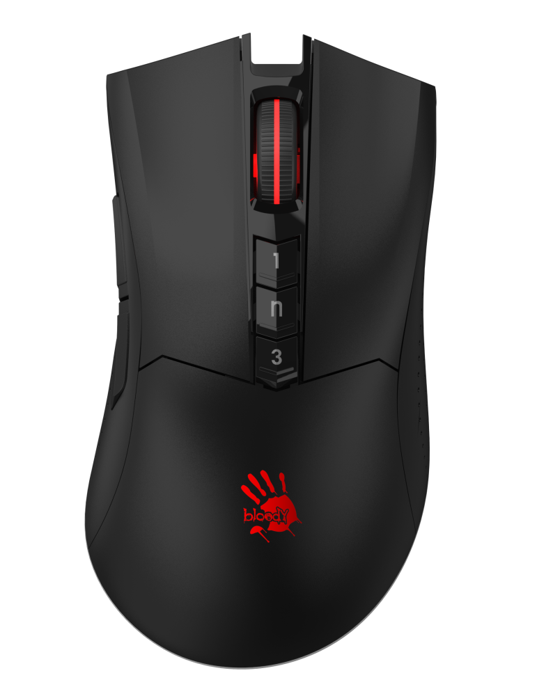 Безжична геймърска мишка A4tech Bloody R90 Plus Stone black - A4-MOUSE-R90-PLUS-STONE