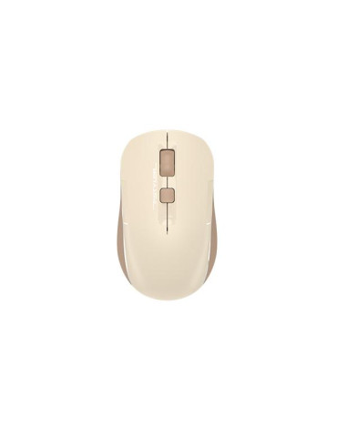 Безжична безшумна мишка A4tech FBCS Air2 Cafe Latte, Dual mode, 2000dpi, Li-Ion батерия - A4-MOUSE-FB26CS-CAFE
