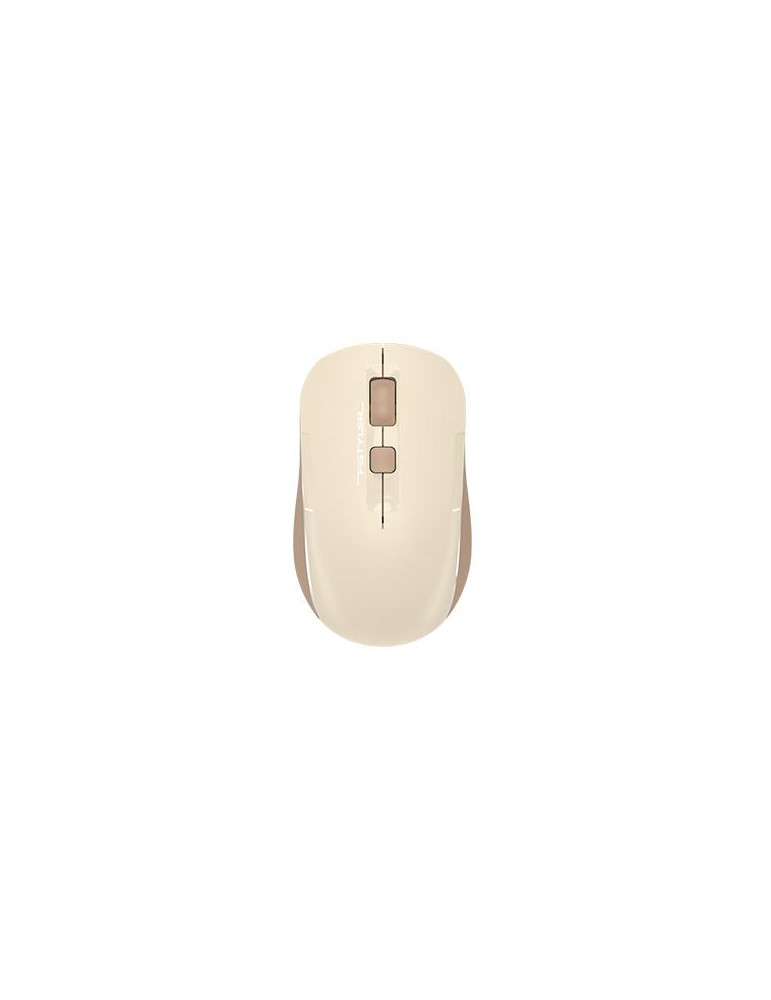 Безжична безшумна мишка A4tech FBCS Air2 Cafe Latte, Dual mode, 2000dpi, Li-Ion батерия - A4-MOUSE-FB26CS-CAFE