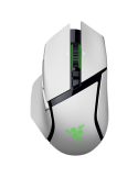 Bluetooth геймърска мишка Razer Basilisk V3 Pro 35K, White, Focus Pro 35K Optical Sensor Gen-2, 35000 DPI - RZ01-05240200-R3G1