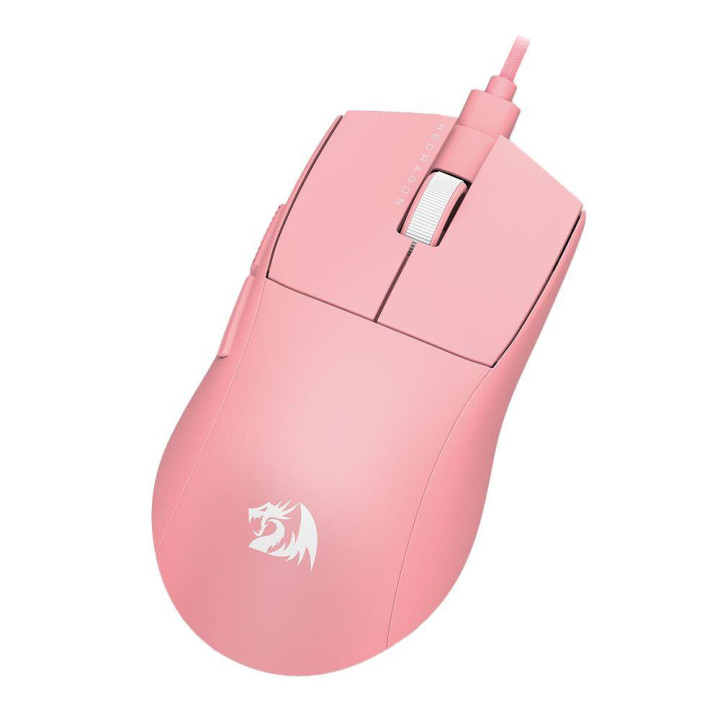 Геймърска мишка Redragon K1ng 1K M724P, розов