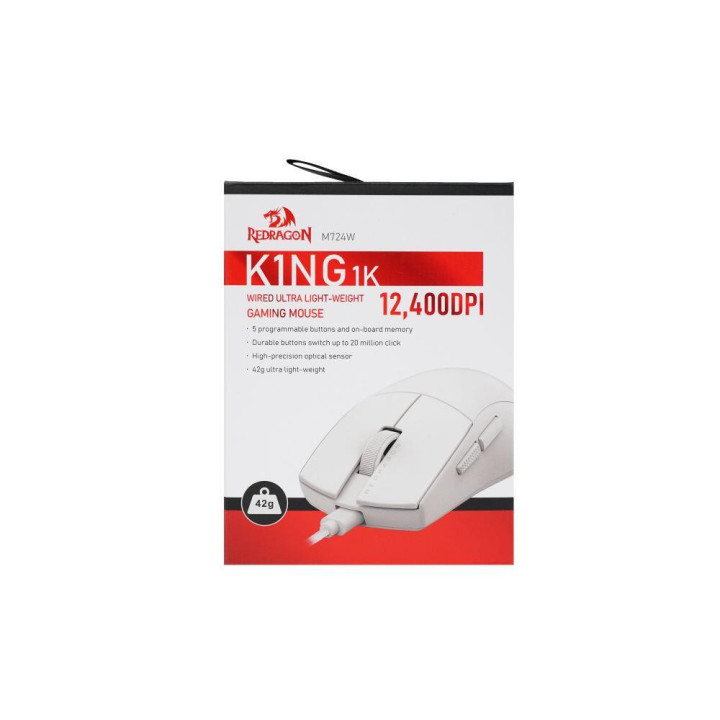 Геймърска мишка Redragon K1ng 1K M724W