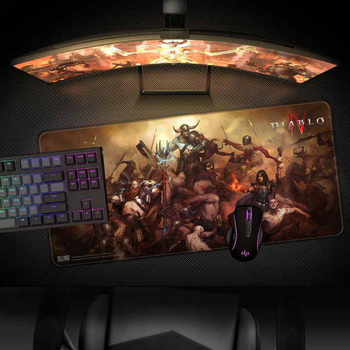 Геймърски пад FSHOLDING Diablo IV - Heroes, XL - FBLMPD4HEROES21XL