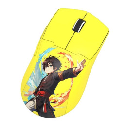 Bluetooth геймърска мишка Redragon K1ng Max Anime M918AKB-PRO, жълта