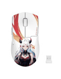 Bluetooth геймърска мишка Redragon K1ng Max Anime M918AKG-PRO - бяла