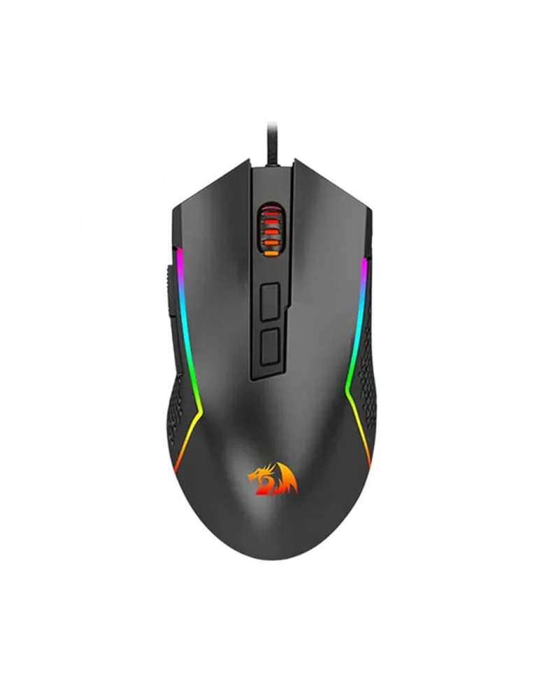 Геймърска мишка Redragon Trident Lite M613-RGB с RGB подсветка, черна