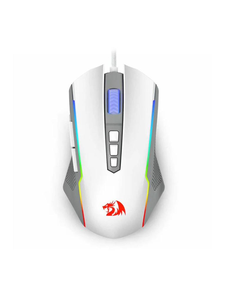 Геймърска мишка Redragon Ranger Basic M910H с RGB осветление, бяла