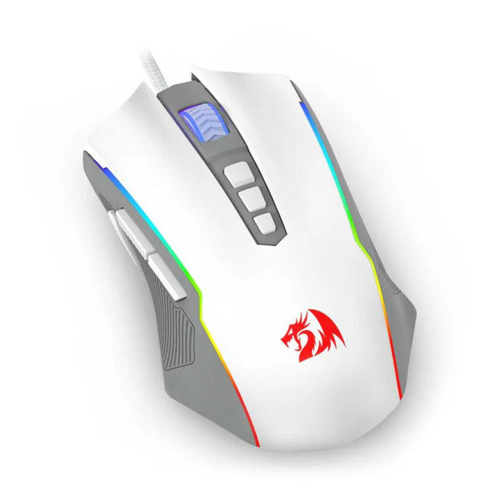 Геймърска мишка Redragon Ranger Basic M910H с RGB осветление, бяла