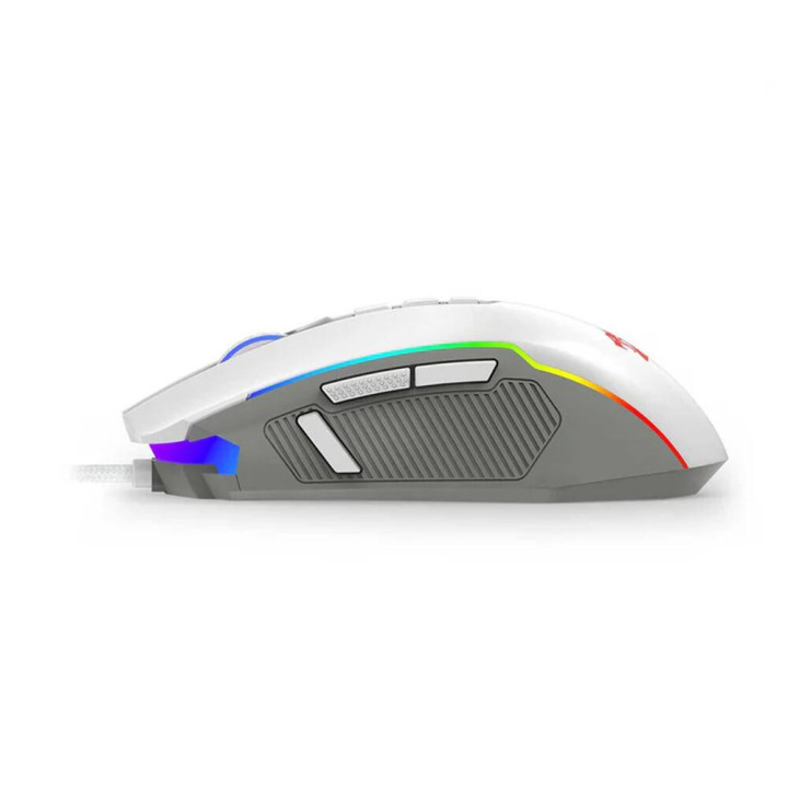 Геймърска мишка Redragon Ranger Basic M910H с RGB осветление, бяла