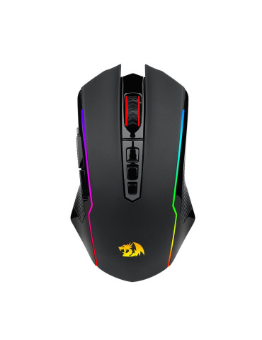 Bluetooth геймърска мишка Redragon Nix M914-RGB, с безжична и кабелна Bluetooth връзка с RGB осветление, черна