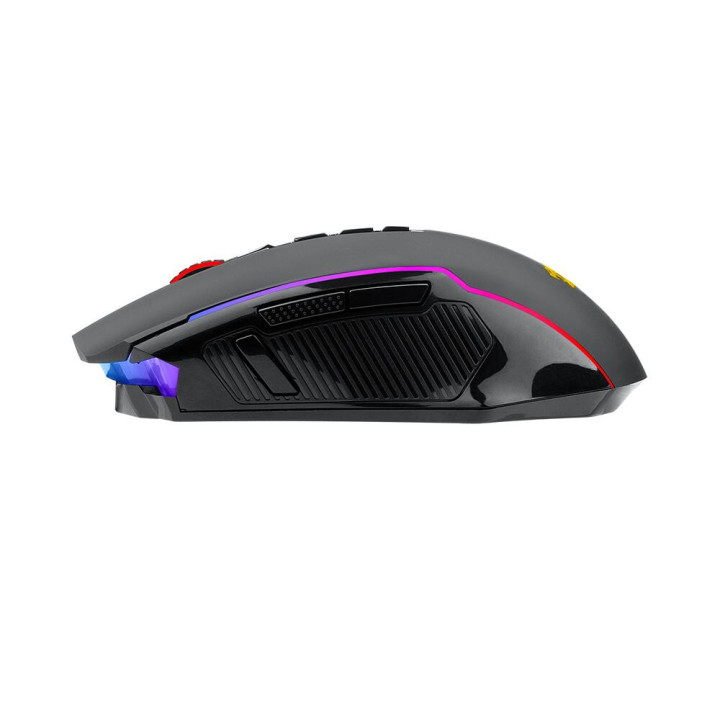 Bluetooth геймърска мишка Redragon Nix M914-RGB, с безжична и кабелна Bluetooth връзка с RGB осветление, черна
