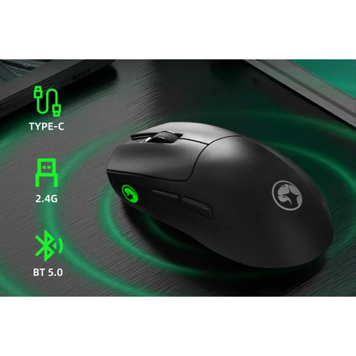 Bluetooth геймърска мишка Marvo Niro 320 G867W, Bluetooth, 2.4G, 8000dpi - MARVO-G867W