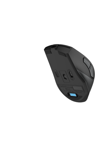 Безжична безшумна мишка A4tech FB45CS Air 2 Stone grey, Dual mode, до 2000 dpi, черна - A4-MOUSE-FB45CS-GREY