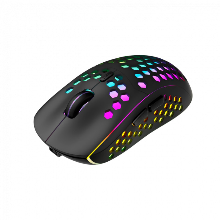 Безжична геймърска мишка Canyon Haster GMW-18, 7keys, KA8 sensor, DPI up to 1600, Black - CND-SGMW18