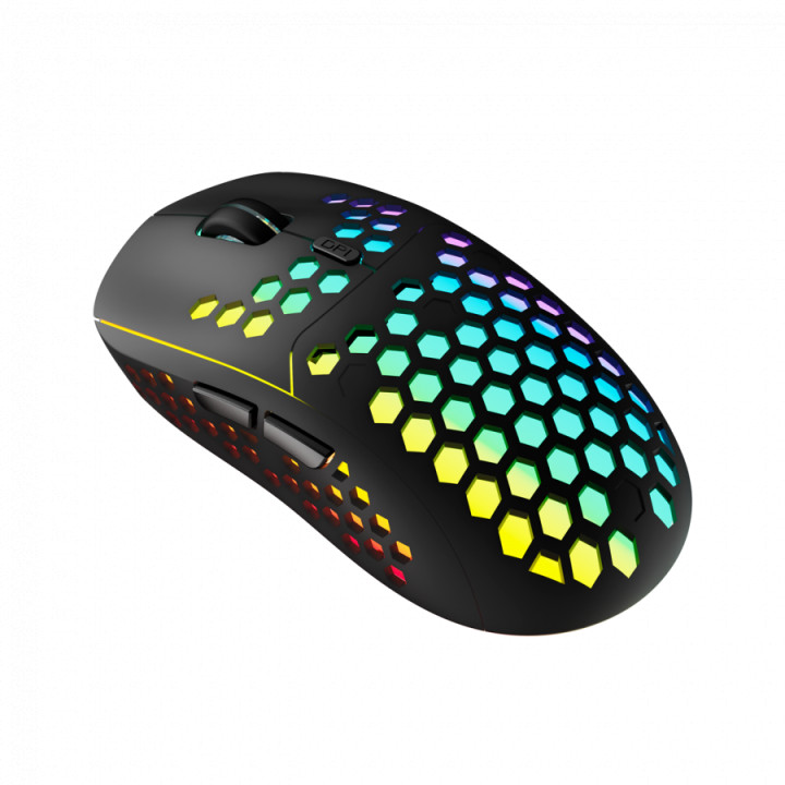 Безжична геймърска мишка Canyon Haster GMW-18, 7keys, KA8 sensor, DPI up to 1600, Black - CND-SGMW18