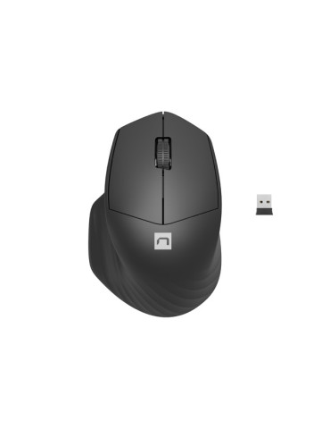 Bluetooth мишка Natec Siskin, 1600DPI, 2.4GHz   Bluetooth 5.0, Black - NMY-1970