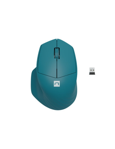Bluetooth мишка Natec Siskin, 1600DPI, 2.4GHz   Bluetooth 5.0, Blue - NMY-1971