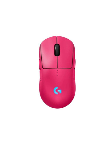 Безжична геймърска мишка Logitech G Pro 2 Lightspeed, Magenta - 910-007309