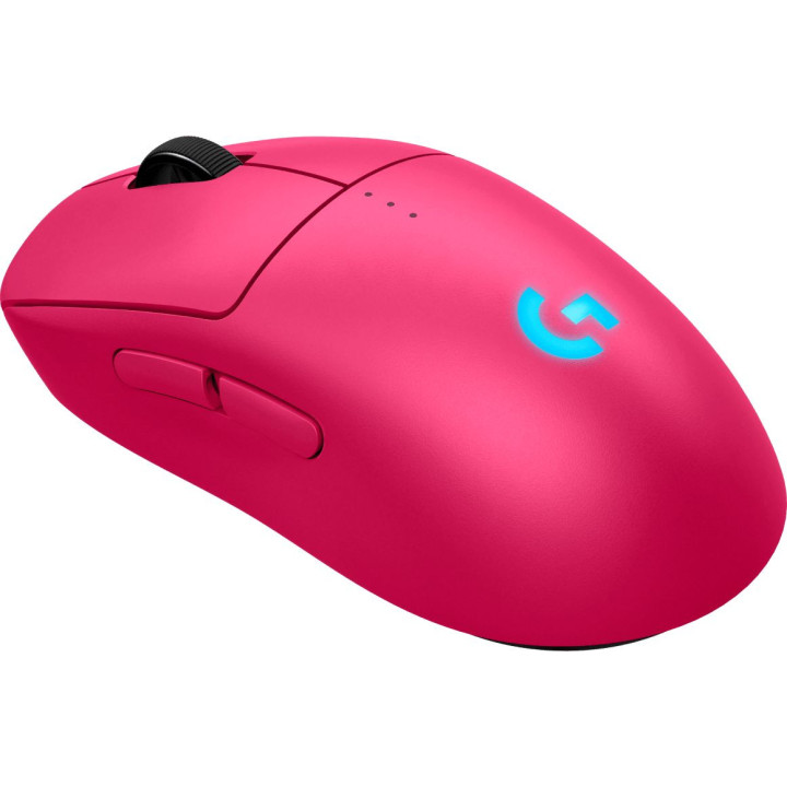 Безжична геймърска мишка Logitech G Pro 2 Lightspeed, Magenta - 910-007309
