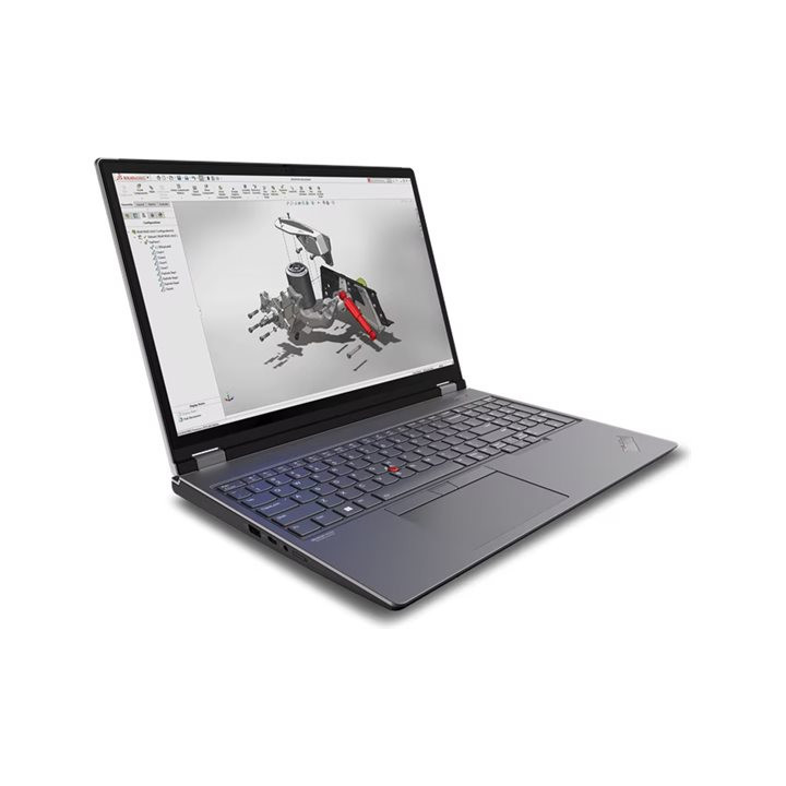 Лаптоп Lenovo ThinkPad P16 G2, Intel Core i9-13980HX, 16" WQXGA (2560x1600) IPS AG, 32GB DDR5 RAM, 1TB SSD, Nvidia RTX 2000 Ada 8GB,  Color Calibration, Backlit KB, FPR, Win 11 Pro - 21FA000ABM