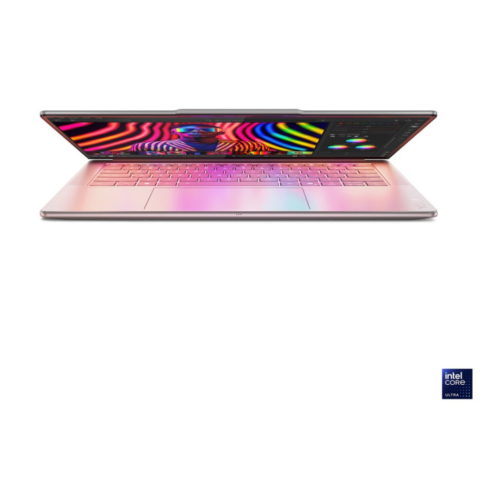 Лаптоп Lenovo Yoga Pro, 7 Intel Core Ultra 7 255H, 14.5" 3k OLED 1000N 120Hz HDR, 32GB DDR5 RAM, 1TB SSD , Win 11 Home, Luna Grey - 83KF001DBM