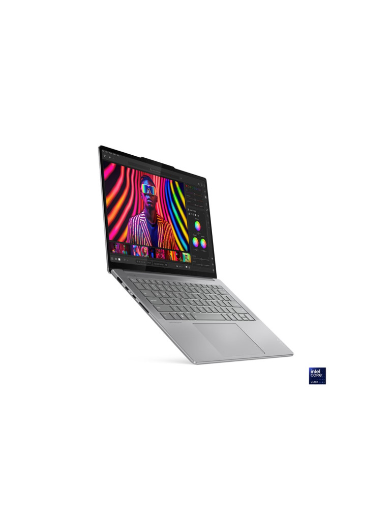 Лаптоп Lenovo Yoga Pro, 7 Intel Core Ultra 7 255H, 14.5" 3k OLED 1000N 120Hz HDR, 32GB DDR5 RAM, 1TB SSD , Win 11 Home, Luna Grey - 83KF001DBM