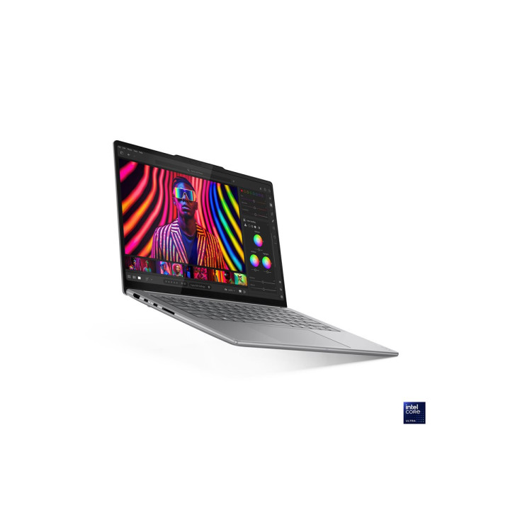 Лаптоп Lenovo Yoga Pro, 7 Intel Core Ultra 7 255H, 14.5" 3k OLED 1000N 120Hz HDR, 32GB DDR5 RAM, 1TB SSD , Win 11 Home, Luna Grey - 83KF001DBM