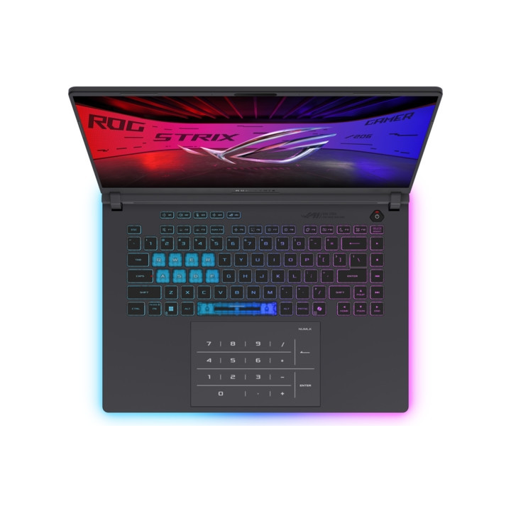 Лаптоп Asus ROG Strix G16 G615LW-S5029W, Intel Core Ultra 9 275HX, 16"  WQXGA (2560X1600)16:10, Bend 500nits, ROG Nebula IPS AG, 240 Hz,  32GB RAM, 1TB SSD, Nvidia GeForce RTX5080 16GB, Win 11, Eclipse Gray   раница - 90NR0LG1-M00740