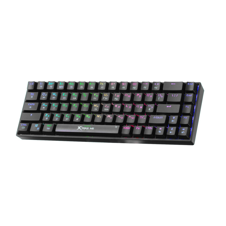 Bluetooth механична геймърска клавиатура Xtrike ME GK-995W, RED switches, BT5.2, 2.4G - XTRM-GK-995W-BK