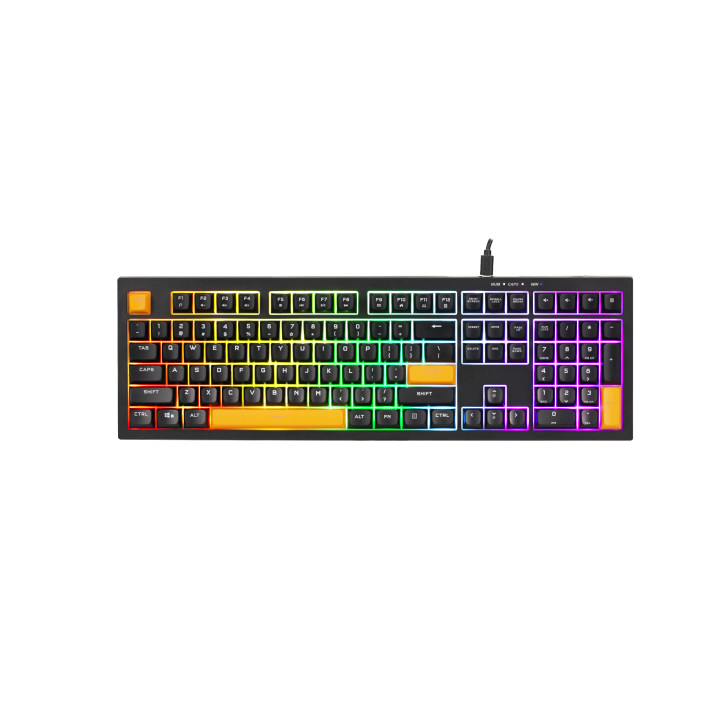 Геймърска клавиатура Xtrike ME KB-512 BK, 104 keys, Silent - XTRM-KB-512-BK