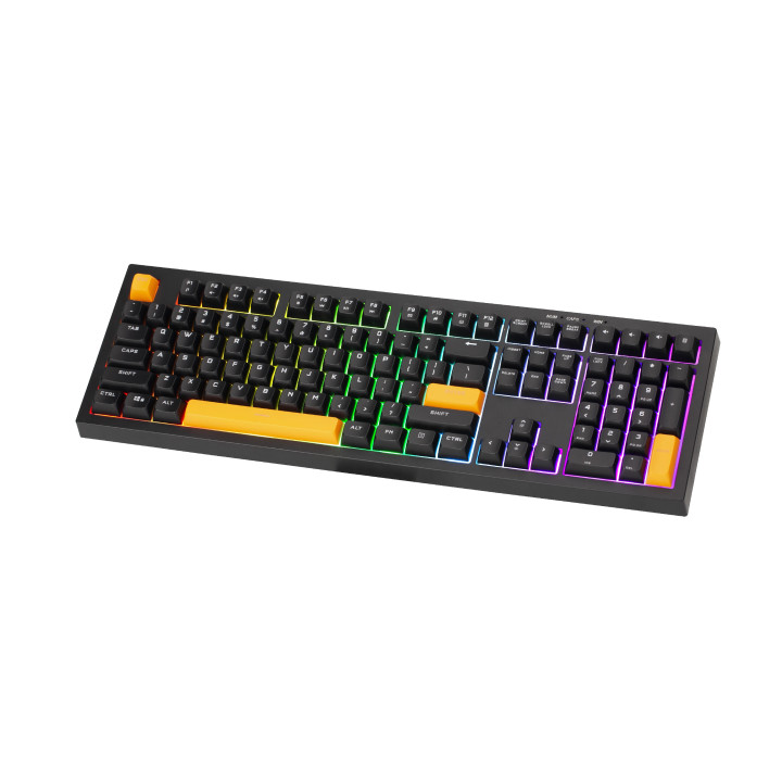 Геймърска клавиатура Xtrike ME KB-512 BK, 104 keys, Silent - XTRM-KB-512-BK