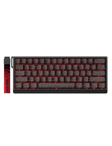 Професионална геймърска механична клавиатура Madlions MAD 60 PRO, Black, 8K, Gateron Jade Customized [Linear] - MAD-60-PRO-GTR-BK
