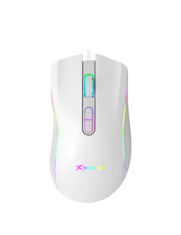 Геймърска мишка Xtrike ME GM-314 White, 7200dpi, RGB - XTRM-GM-314-WH
