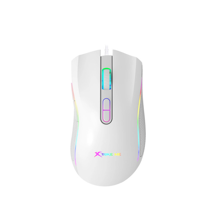 Геймърска мишка Xtrike ME GM-314 White, 7200dpi, RGB - XTRM-GM-314-WH