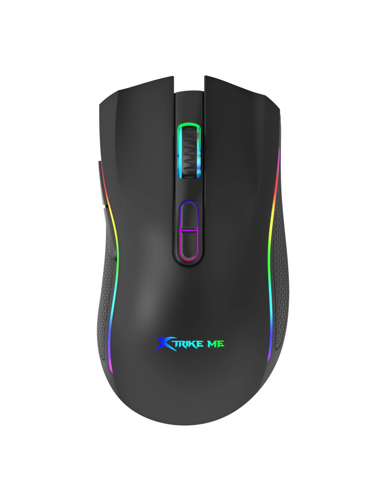 Геймърска мишка Xtrike ME GM-314 Black, 7200dpi, RGB - XTRM-GM-314-BK